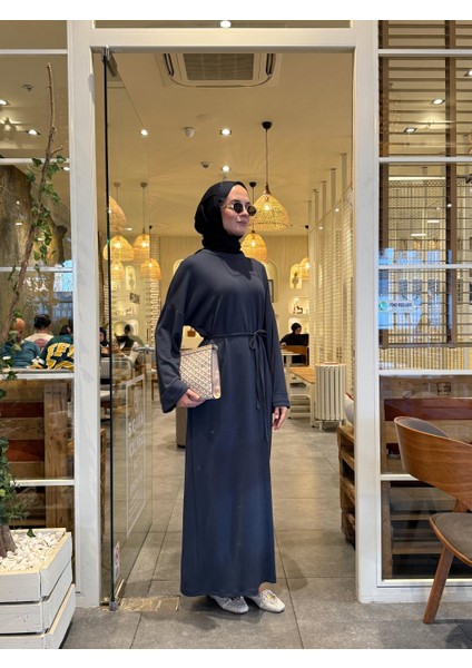 Tesettür Luna Elbise Gri fiyatları