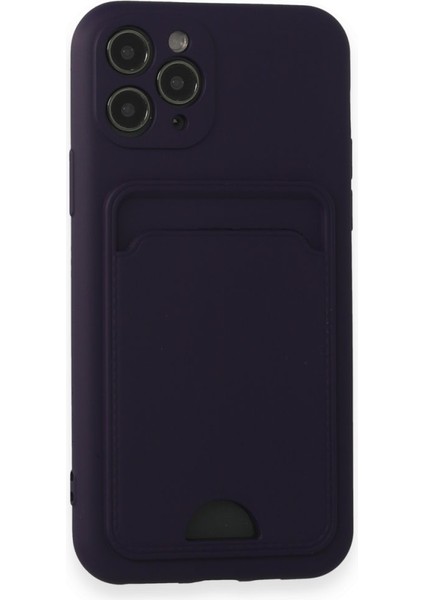 iPhone 11 Pro Kart Bölmeli Silikon Kılıf Rcv/kelvin