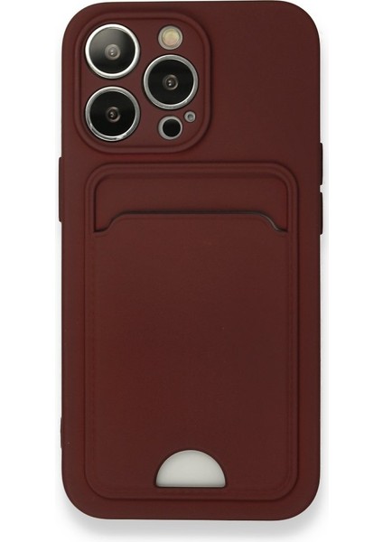 iPhone 13 Pro Kart Bölmeli Silikon Kılıf Rcv/kelvin