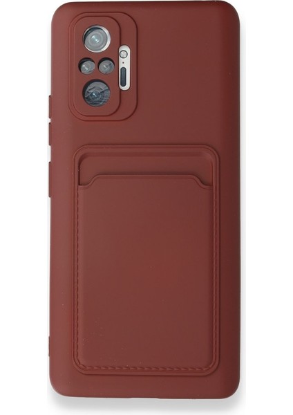 Redmi Note 10 Pro Kart Bölmeli Silikon Kılıf Rcv/kelvin