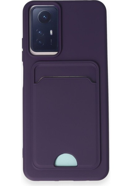 Redmi Note 12S Kart Bölmeli Silikon Kılıf Rcv/kelvin