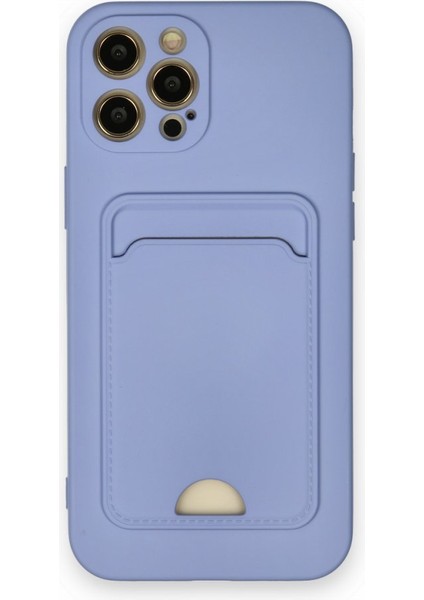 iPhone 12 Pro Max Kart Bölmeli Silikon Kılıf Rcv/kelvin