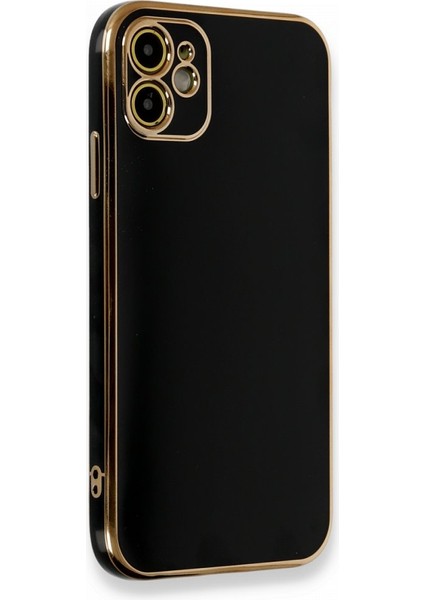 iPhone 11 Parlak Yapılı Silikon Kılıf Rcv/volet