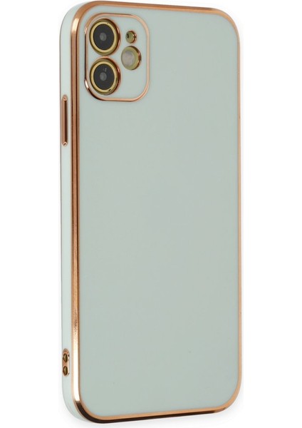 iPhone 11 Parlak Yapılı Silikon Kılıf Rcv/volet