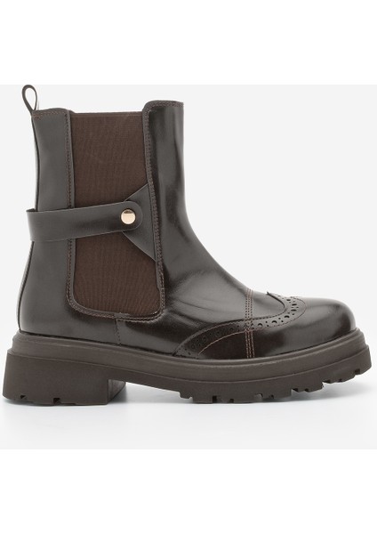 Kadın Çift Yüzlü Lastikli Tırtıklı Taban Chelsea Günlük Bot Sarfen modelleri