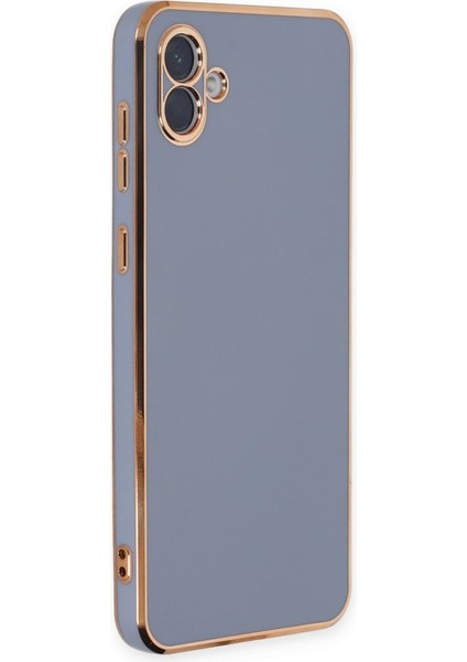 Samsung Galaxy A04 Parlak Yapılı Silikon Kılıf Rcv/volet