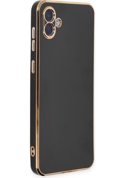 Samsung Galaxy A04 Parlak Yapılı Silikon Kılıf Rcv/volet