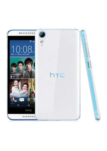 ESLIFETECH26AKSESUAR Htc Desire 830 Uyumlu Yumuşak Silikon Kılıf-Şeffaf