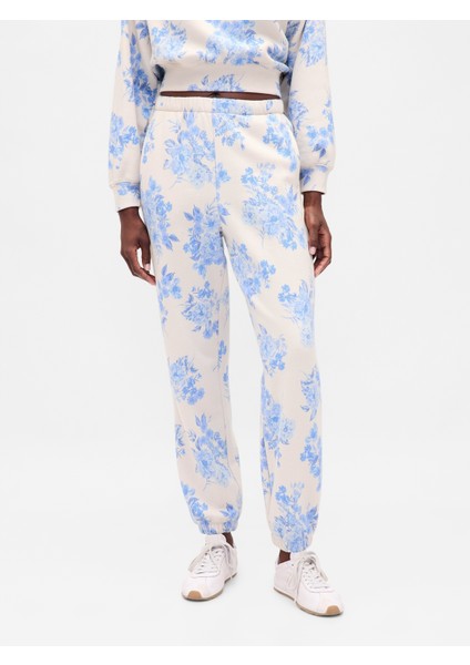 Kadın Mavi High Rise Vintagesoft Jogger Eşofman Altı