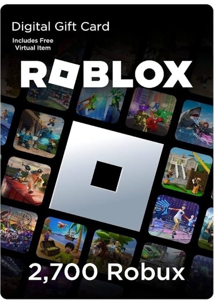 Robux Gift Card - 2700 Robux (Tam Yüklenir)