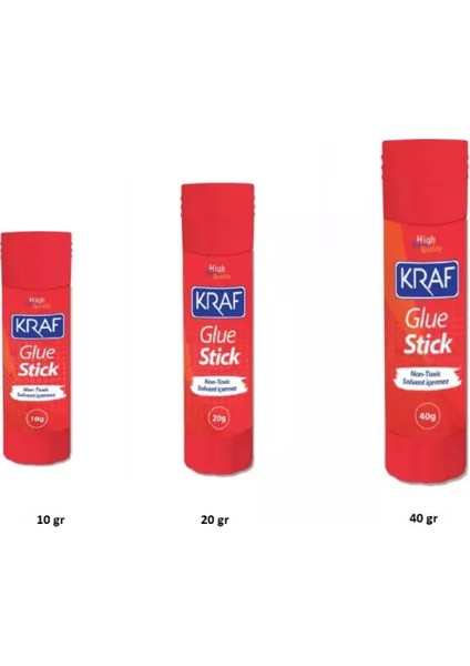 Stick Yapıştırıcı 3'lü Set. 10GR - 20GR - 40GR (Yurt Dışından)