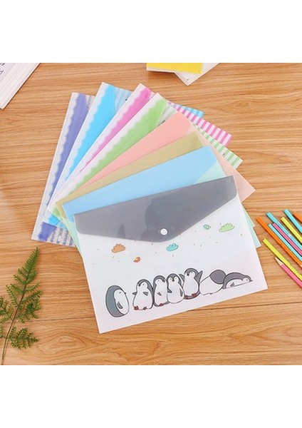 Kırmızı Stil 1 Adet Hayvan Dosya Tutucu Kırtasiye A4 Klasör Sevimli Kağıt Depolama Yenilikçi Pvc Çanta Öğrenci Dosya Düzenleyici Kawaii Ofis Portföyü (Yurt Dışından)