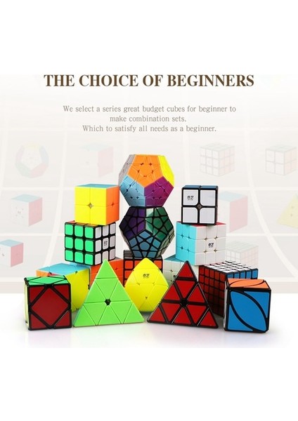 Qıhang W 3X3X3 Stili Çocuklar Için Eğlenceli ve Eğitici Profesyonel Hız Küpü E-Ticaret Oyuncakları - Qiyi 2x2 3x3 4x4 5x5 Pyraminx Rubix Sihirli Küp Etiketsiz Bulmaca (Yurt Dışından)