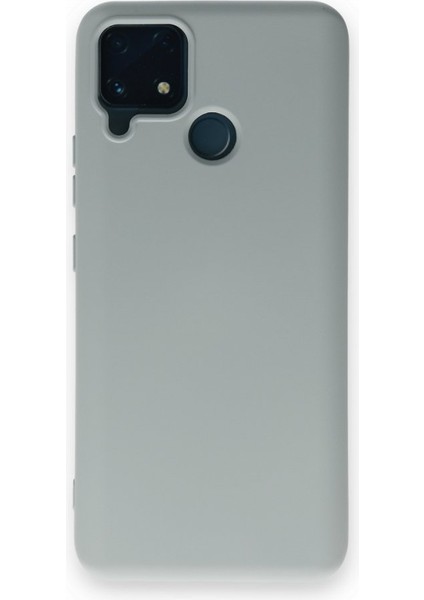 Realme C15 Kadife Dolgulu Lansman Silikon Kılıf Rcv/nano Lansman