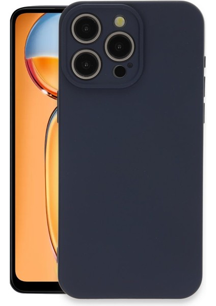 iPhone 15 Pro Max Kadife Dolgulu Lansman Silikon Kılıf Rcv/nano Lansman