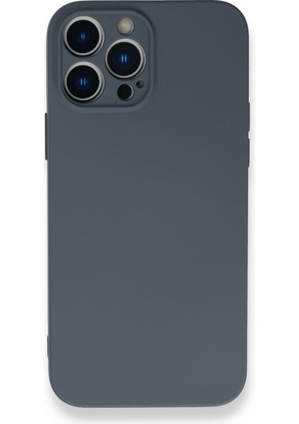 iPhone 13 Pro Max Kadife Dolgulu Lansman Silikon Kılıf Rcv/nano Lansman