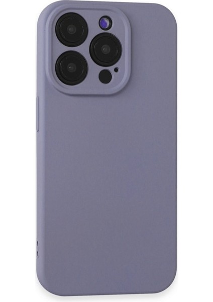 iPhone 15 Pro Kadife Dolgulu Lansman Silikon Kılıf Rcv/nano Lansman