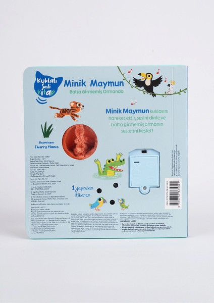 Minik Maymun Balta Girmemiş Ormanda (Kuklalı Sesli Kitap) - Emilie Collet modelleri