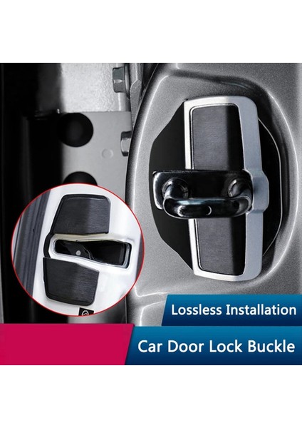 2set Araba Kapı Kilidi Honda Civic Accord Için Crv Odyssey Hrv Trd Kapı Koruyucu Mandalları Durdurucu Kapaklar (Yurt Dışından)