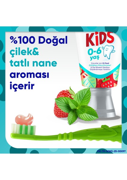 Promine 0-6 Yaş Çocuk Diş Macunu 50ml - Çilek Aromalı modelleri