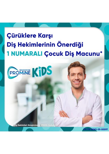 Promine 0-6 Yaş Çocuk Diş Macunu 50ml - Çilek Aromalı
