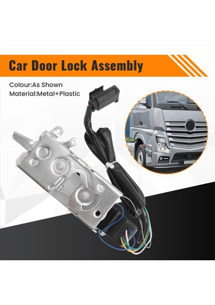Araba Kapısı Kilit Montaj Kamyonu Sağ Merkez Kapı Kilidi 9437200735 A9437200735 Mercedes-Benz Actros Atego Axor Için (Yurt Dışından) modelleri