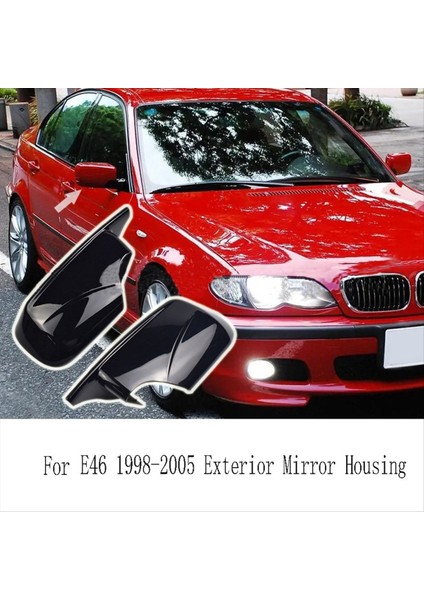Bmw E46 1998-2005 Dış Ayna Muhafazası Için Dikiz Ayna Kapak Yan Kapı Kanat Ayna Kapakları (Yurt Dışından) fırsatları