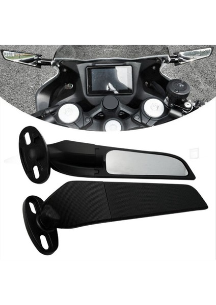 Motosiklet Dikiz Aynaları Kawasaki Suzuki Honda Motosiklet Aksesuarları Için Ayarlanabilir Dönen Yan Görünüm Aynaları (Yurt Dışından) modelleri