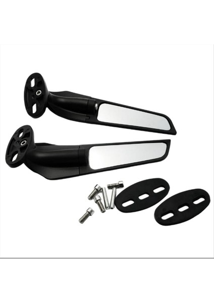 Motosiklet Dikiz Aynaları Kawasaki Suzuki Honda Motosiklet Aksesuarları Için Ayarlanabilir Dönen Yan Görünüm Aynaları (Yurt Dışından) fırsatları