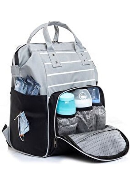 Anne Bebek Bakım Çantası Su Geçirmez Anti Alerjik Malzeme 42 cm Yükseklik Kapasiteli