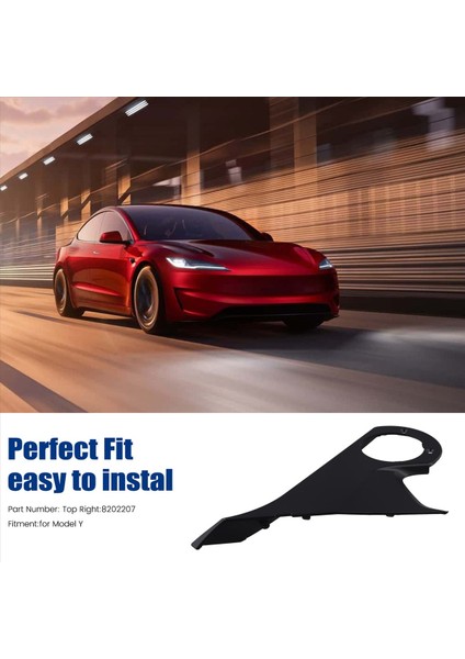 Ters Ayna Base Dikizli Ayna Ayna Sabit Alt Kılıf Dikiş Aynası Alt Kabuğu Tesla Model Y Için Sağ Üst Sağ (Yurt Dışından) fırsatları