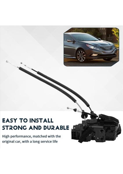 Hyundai Sonata Için Araba Kapısı Kilidi Aktüatör Kapısı Kilit Mandal Motoru 2.4l L4-Gas 3.3l V6-Gas 2006-2007 A 81320-3K010 Lhd (Yurt Dışından) modelleri