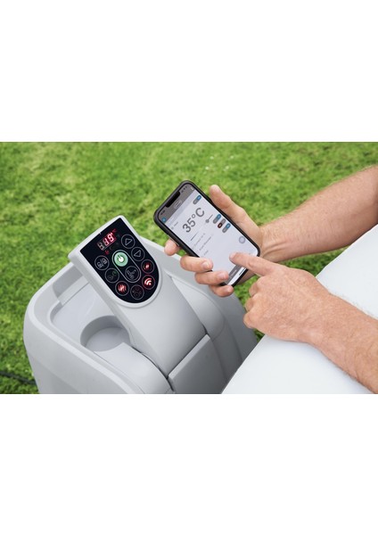 Lay-Z-Spa® 60035 Havana Smart Signature Airjet™ Şişme Spa Havuzu, Mobil Uygulama Kontrollü, 2-4 Kişilik indirimleri