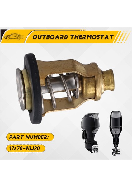 17670-90J20 Termostat Suzuki Dıştan Takma Motor Için Uygun 100-300HP 150APL 175APX2 200APX (Yurt Dışından) fırsatları