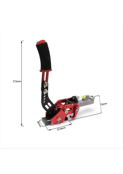 Araba Modifikasyon Yarışı Drift Oyunu Rekabetçi Handbrake Araba Hidrolik Handbrak Drift El Freni Park Siyah (Yurt Dışından) modelleri