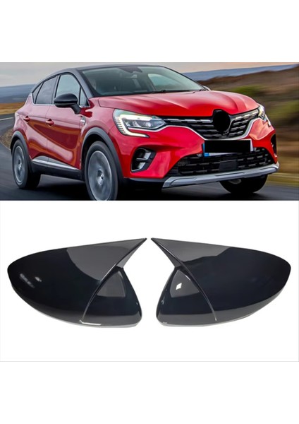 Renault Captur 2019-2024 Yan Ayna Kapak Kapağı Aksesuarları Için Araba Dikiz Aynası Kapağı Kaplama (Yurt Dışından) indirimleri