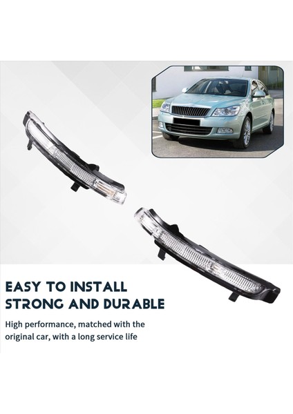 1paır Araş Değişimi Dönüşün Sinyali Skoda Octavia Superb Için Yanıp Sönen LED Göstergesi 2009-2013 3T0949101, 3T0949102 (Yurt Dışından) indirimleri