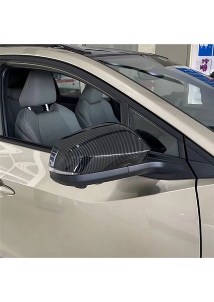 Araba Karbon Fiber Dikiz Yan Cam Ayna Kapağı Toyota Için Toyota BZ4X 2022 2023 (Yurt Dışından) indirimleri