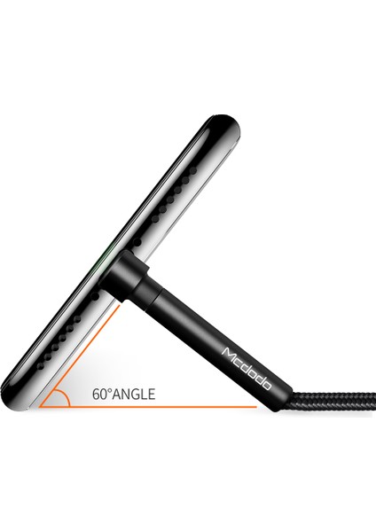 Ca-6670 iPhone Uyumlu Braket Serisi Stand Data-Şarj Kablosu-Siyah fırsatları