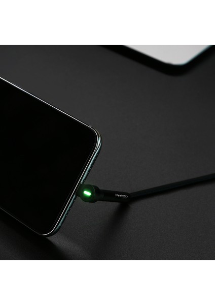 Ca-6670 iPhone Uyumlu Braket Serisi Stand Data-Şarj Kablosu-Siyah indirimleri