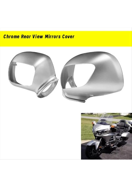 1paır Motosikli Krome Diğer Bölümü Honda Goldwing Için Kapak 1800 GL1800 2001-2017 Yan Kanat Ayna Kabuğu Dekoru (Yurt Dışından) fiyatları