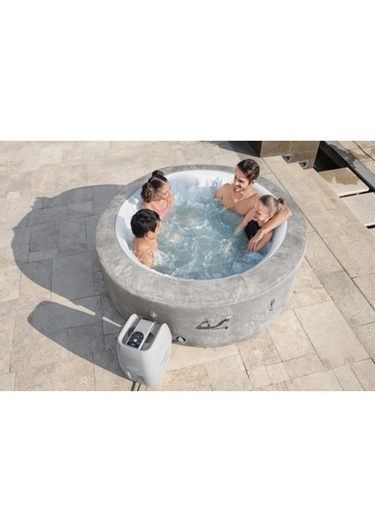 Lay-Z-Spa® 60065 Zurich Energysense Signature Airjet™ Şişme Spa Havuzu, 2-4 Kişilik fiyatları