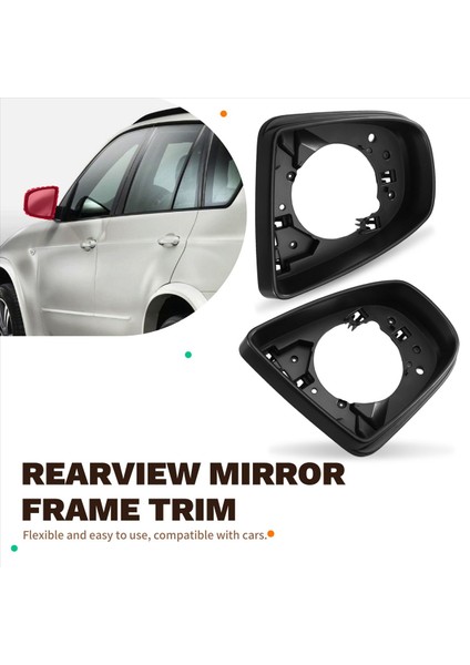Bmw X5 Serisi E70 2006-2013 Için Araba Yan Kanat Dikiş Ayna Çerçevesi Trim E71 E72 51167180737 51167180738 (Yurt Dışından) fırsatları