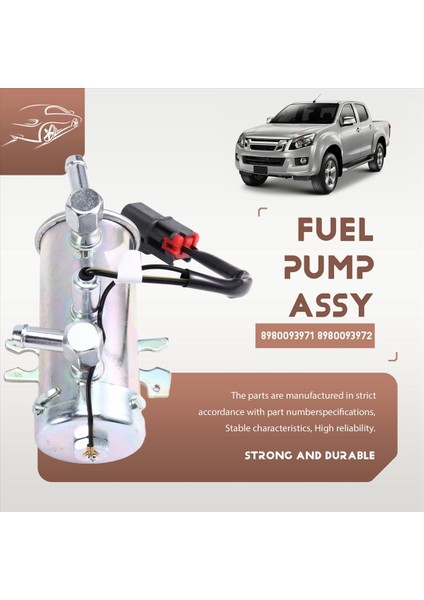 12V Elektrik Yakıt Pompası 8980093971 Isuzu Motor 4hk1 Için 8980093972 6hk1 8-98009397-1 (Yurt Dışından) fırsatları