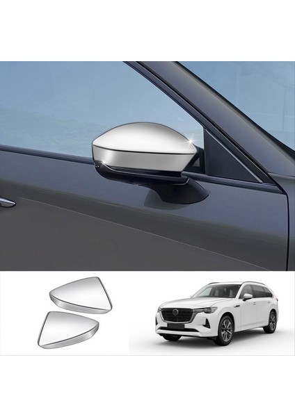 Mazda CX80 Cx-80 2024 2025 Araç Aksesuarları, C Araba Kapısı Yatırma Stili Dikiş Ayna Kapağı (Yurt Dışından) modelleri