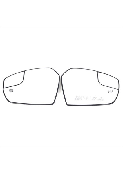 2pcs Set Sol+Sağ Arka Görünüm Ford Escape 2017-2018 GJ5Z17K707A GJ5Z17K707G Için (Yurt Dışından)