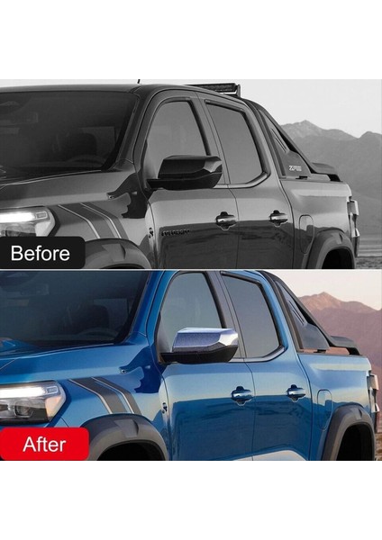 Chevrolet Colorado Için 2024 Araç Elektrokaplanmış Dikiz Aynası Kapak Yan Kapı Dikiz Bakış Ayna Yatırma Kapağı Döşeme (Yurt Dışından) modelleri