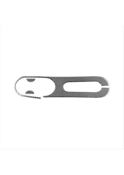 Fiat 500 2012-2015 Yumuşak Karbon Fiber Araç Merkezi Kontrol Handbrake Tutucu Kapak Trim Sticker Aksesuarları (Yurt Dışından)