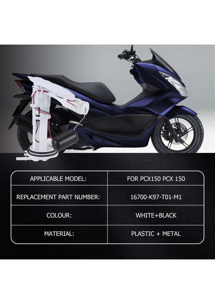 Motosiklet Tank Yakıt Pompası Honda PCX150 Pcx 150 Accsıcher For Pompası 16700-K97-T01-M1 (Yurt Dışından) modelleri