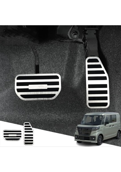 Suzuki Spacia / Spacia Için Özel MK54S MK94S 2023 2024 Alüminyum Alaşım Anti-Slip Gaz Pedalı Pedal Pedalı Kapak Aksesuarları (Yurt Dışından) modelleri